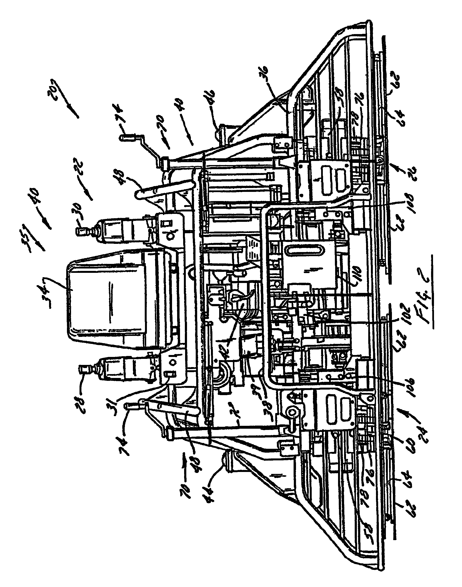 Multiple preset concrete trowel steering system