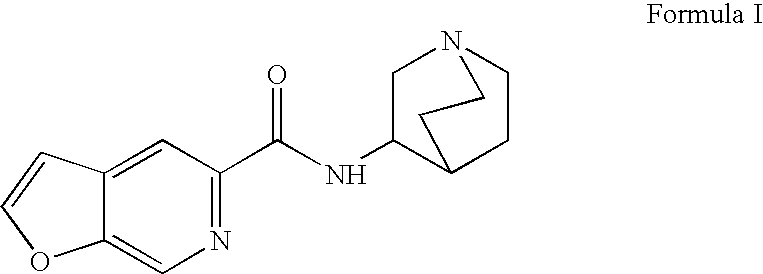 Crystalline fumarate salts of 1-azabicyclo[2.2.2]oct substituted furo[2,3-c]pyridinyl carboxamide and compositions and preparations thereof