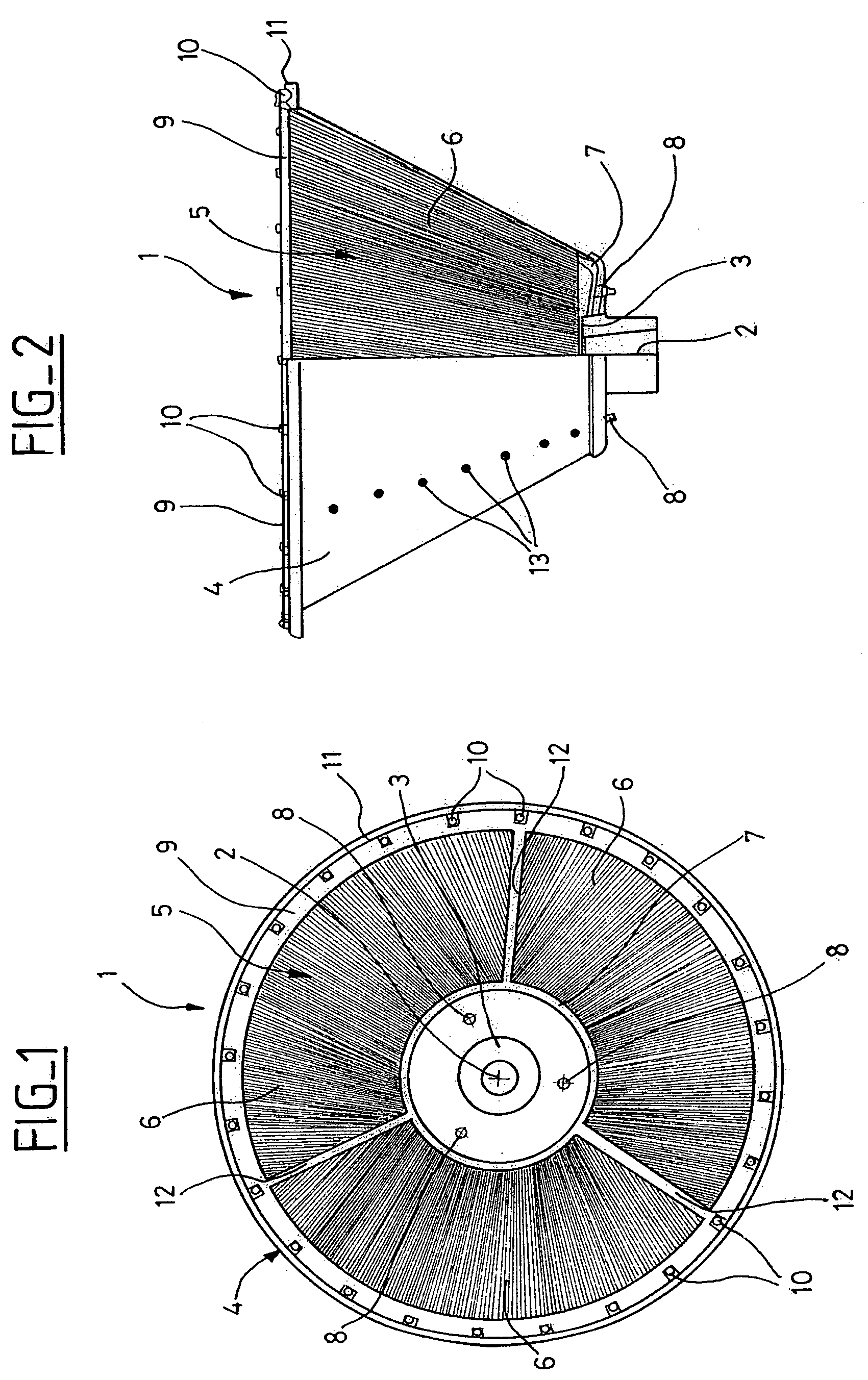 Centrifugal screen