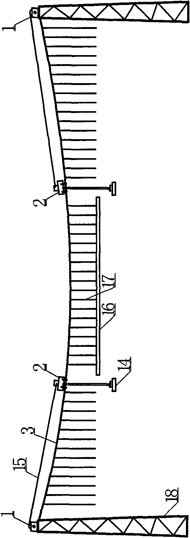 Deck unit erection gantry