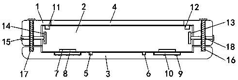 Damping pad limiting mechanism for experimental equipment