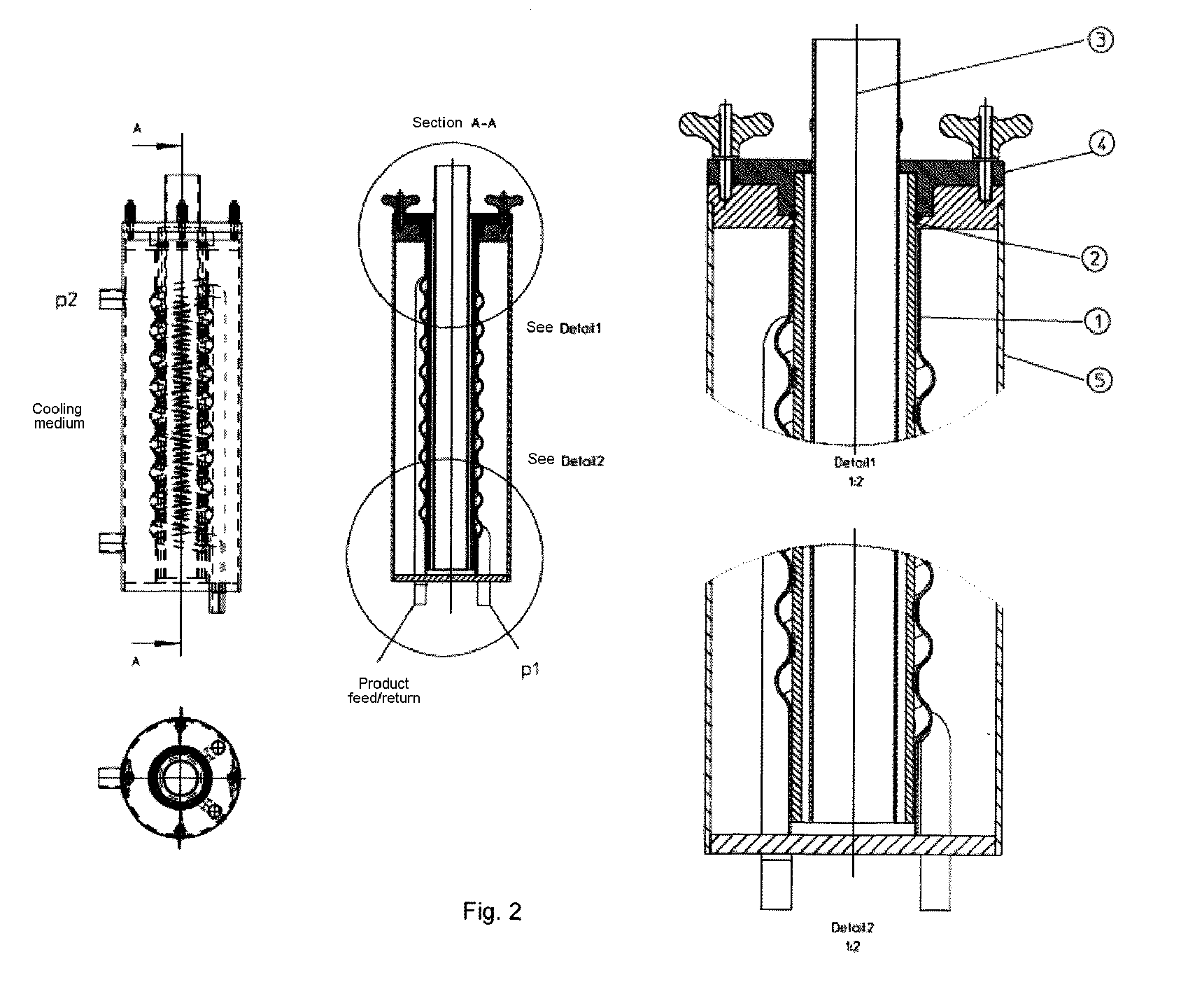 Cleanable helical modules