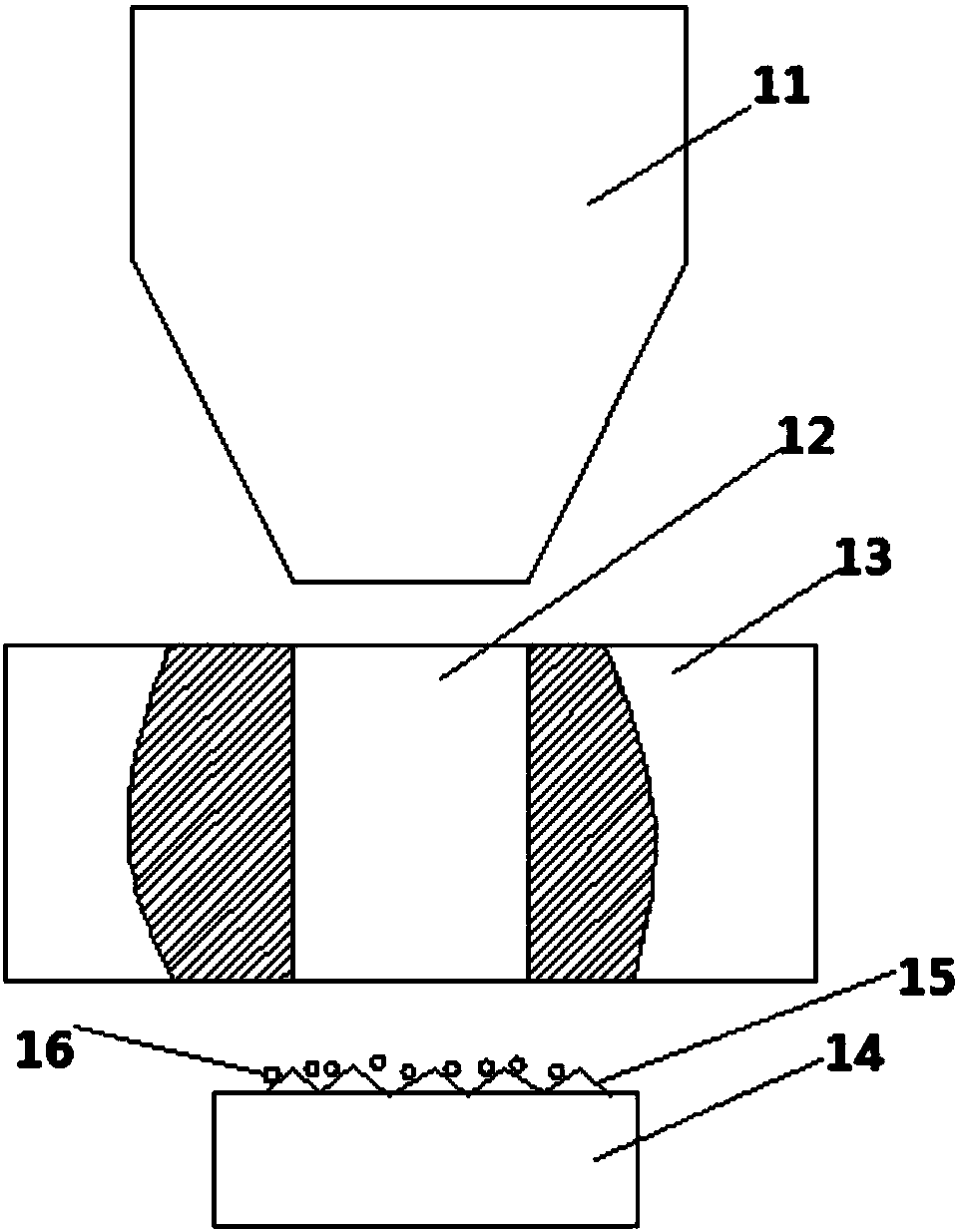 Ultrasonic-assisted amorphous alloy blanking molding method