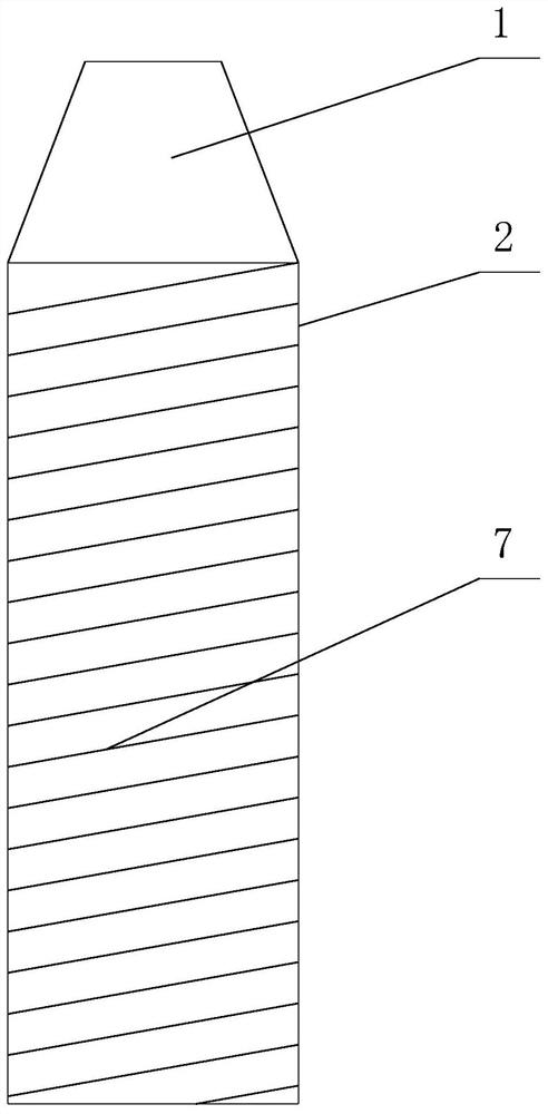 Carbon badminton racket handle and manufacturing method thereof