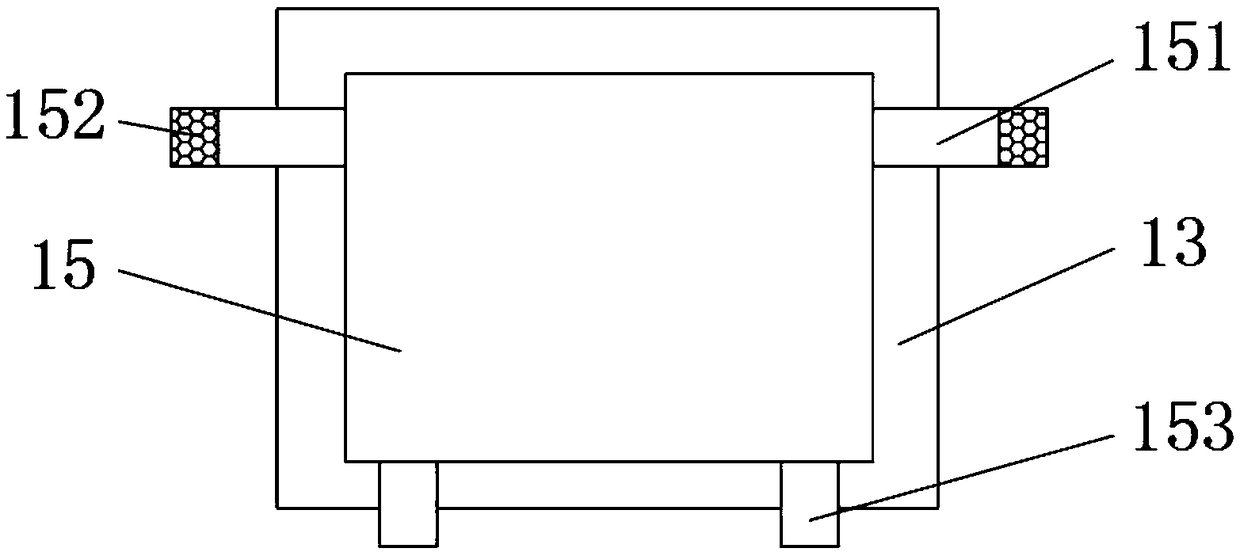 Grinding device in processing process of flange plate