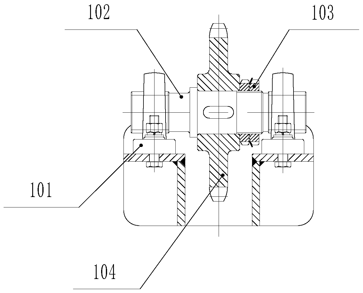 Crazy mouse amusement equipment lifting traction device