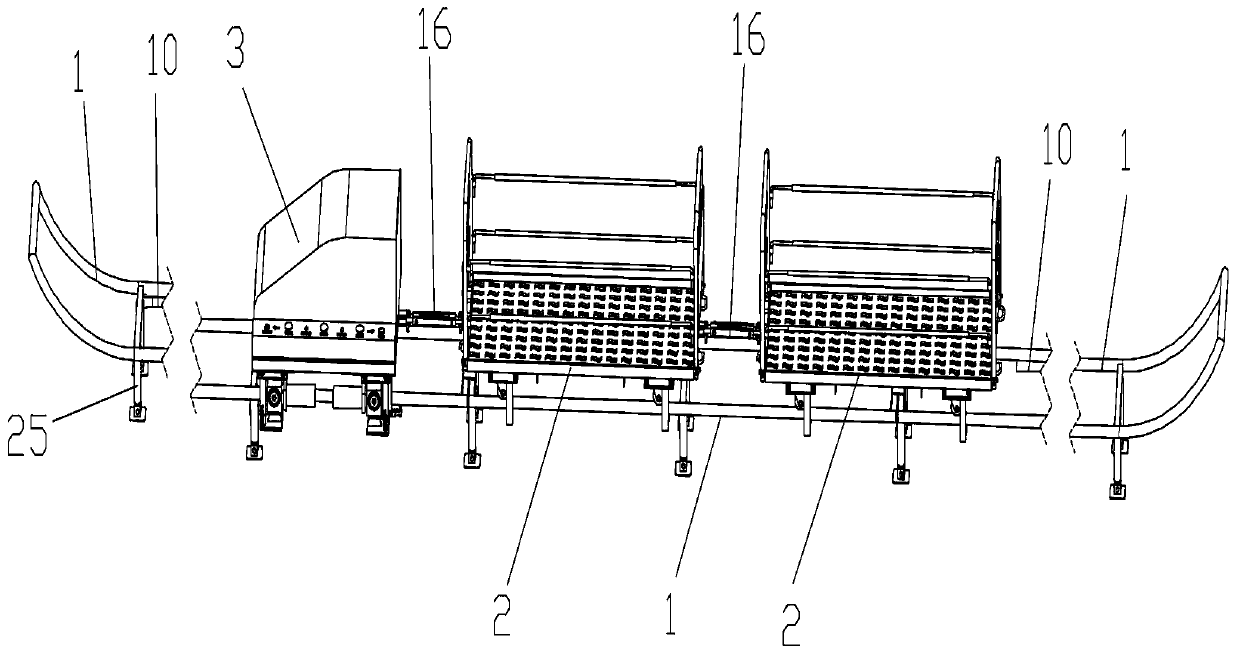 A self-propelled nursery and farmland electric track conveyor with remote control and obstacle avoidance functions