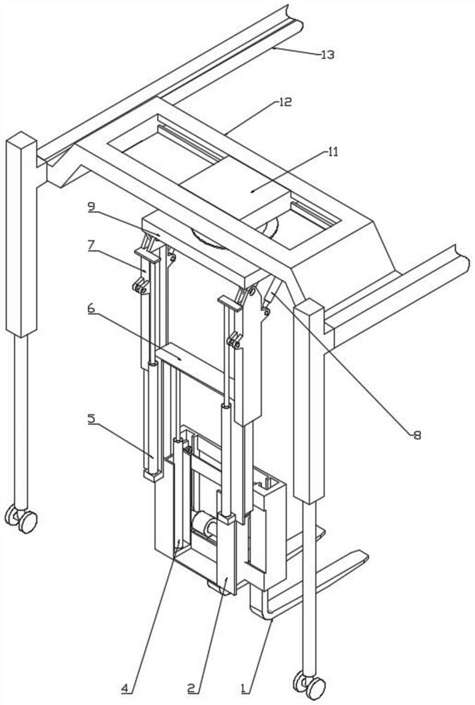 Transport vehicle capable of automatically loading and unloading goods