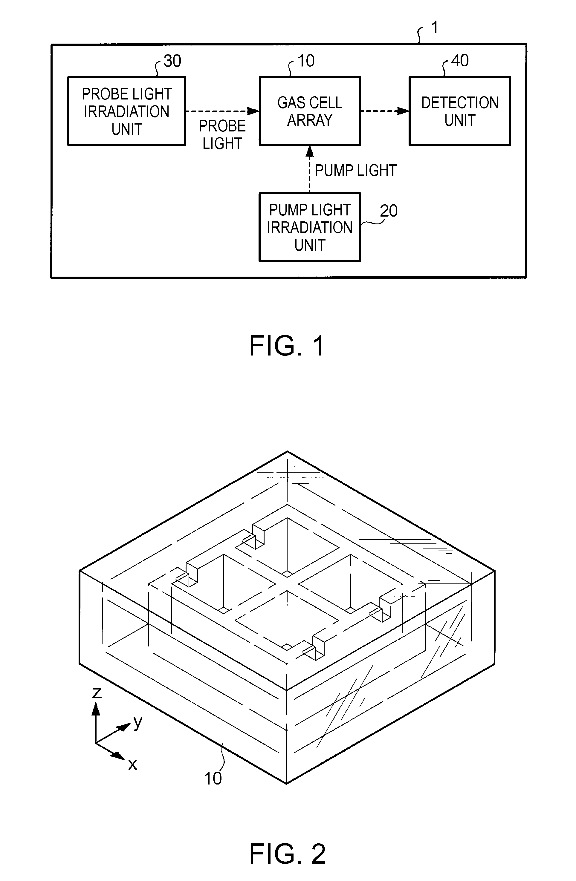 Gas cell and coating method of gas cell