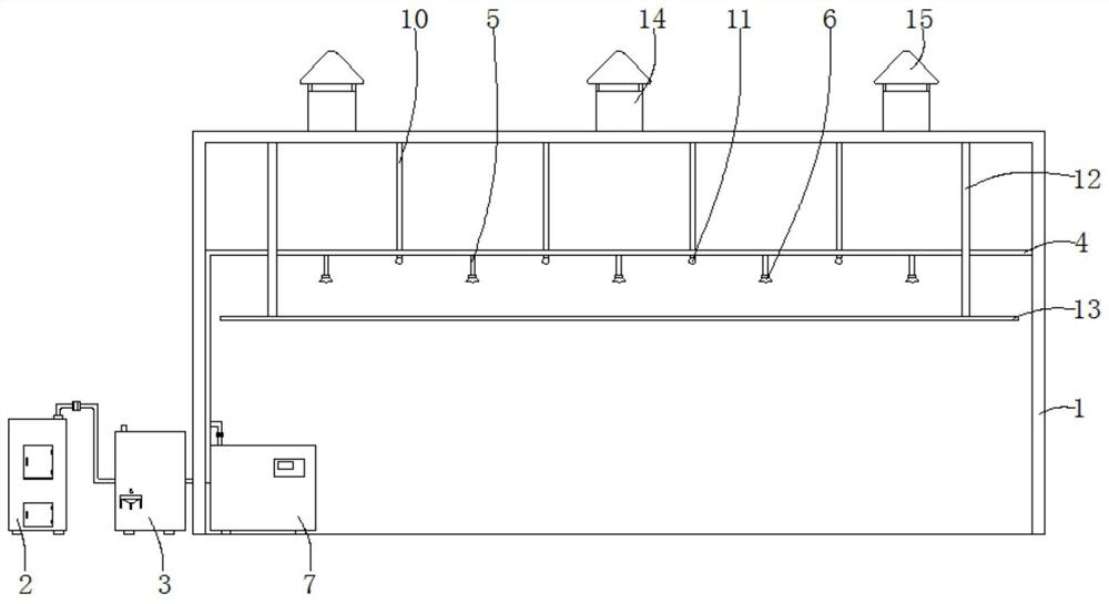 Pork smoking device capable of simulating natural environment