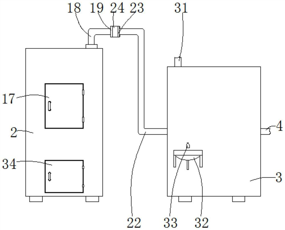 Pork smoking device capable of simulating natural environment