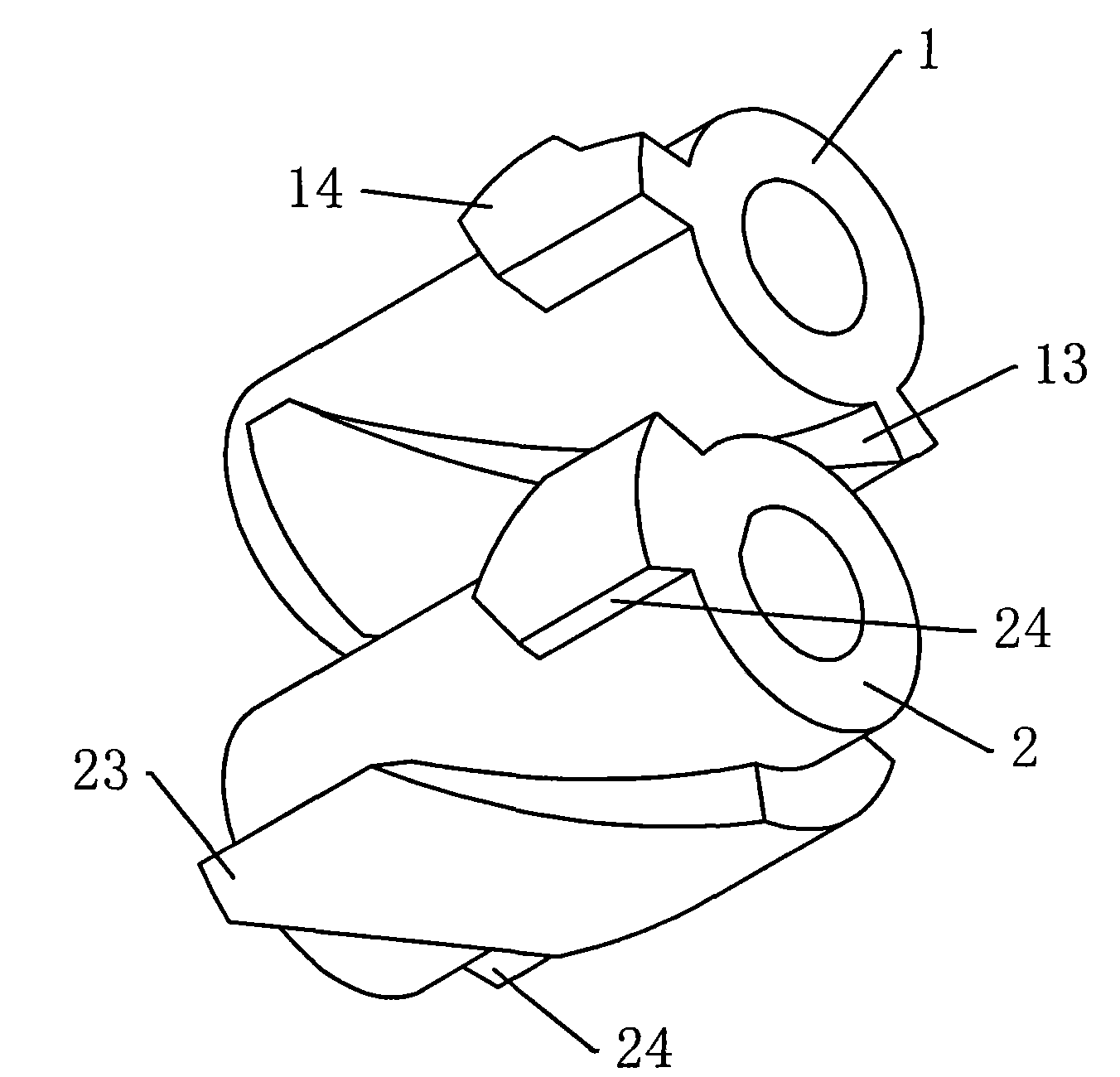 Stirring shaft of banburymixer