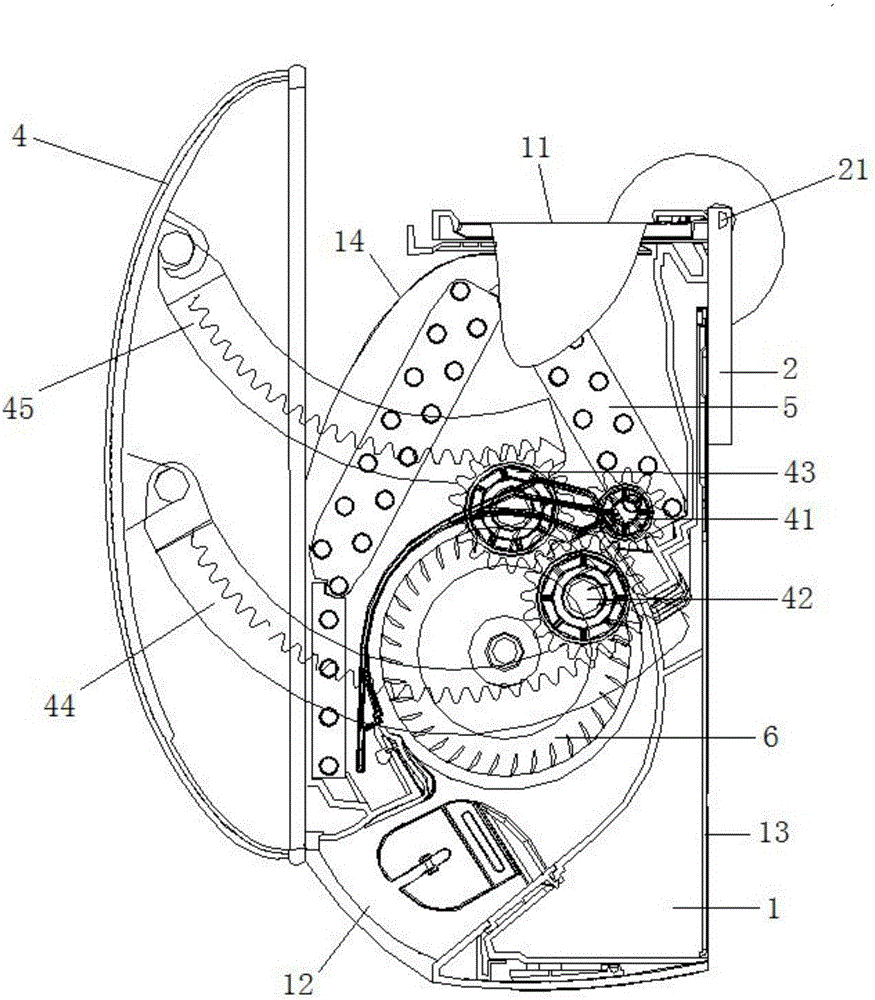 Closed shell of air-conditioner indoor unit, air-conditioner indoor unit and air-conditioner