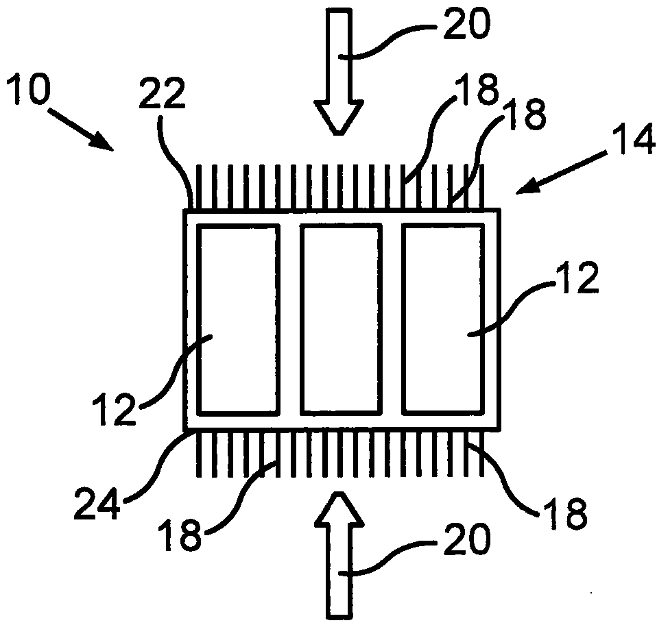 Vehicle having a battery arrangement