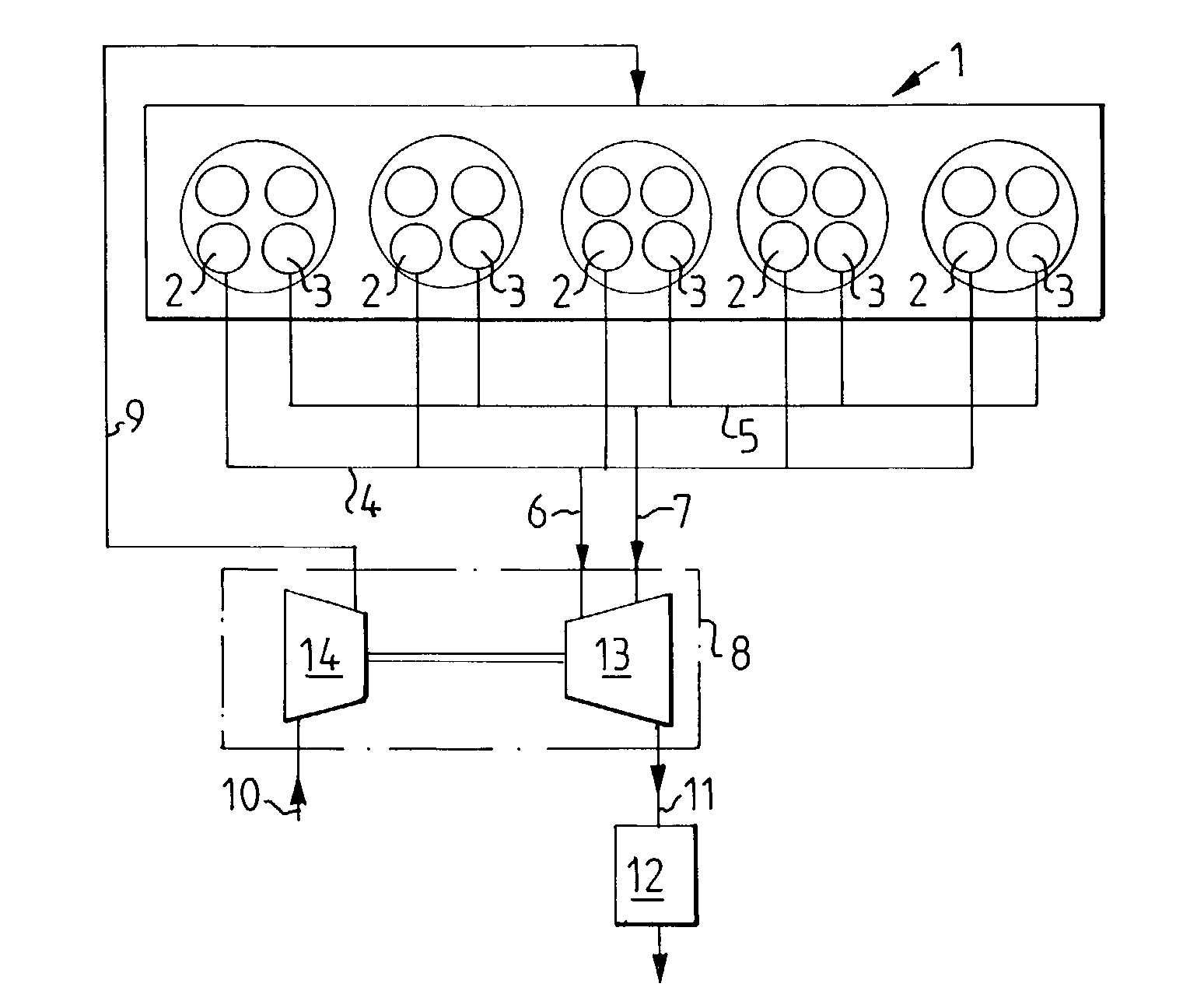 Method for driving an internal-combustion engine and an internal-combustion engine