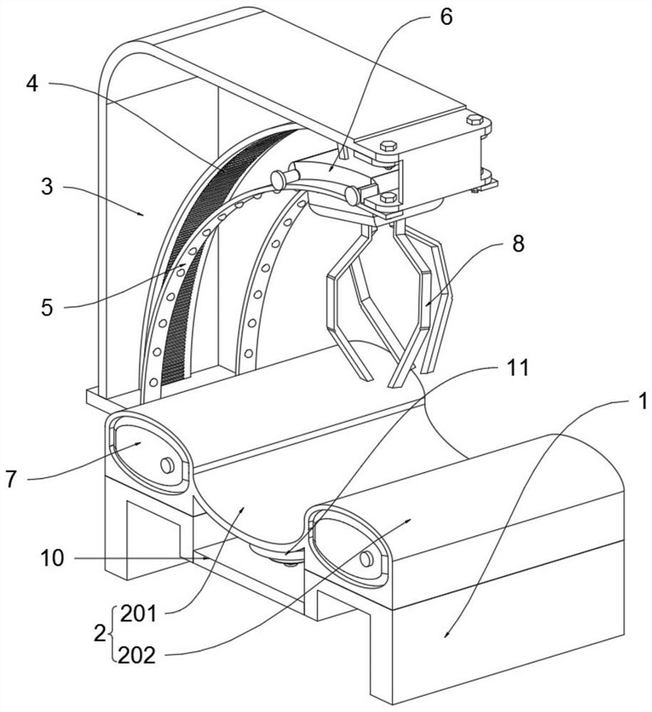 Mechanical arm connecting device for surgical robot