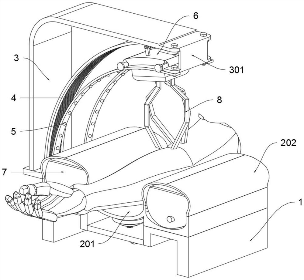 Mechanical arm connecting device for surgical robot