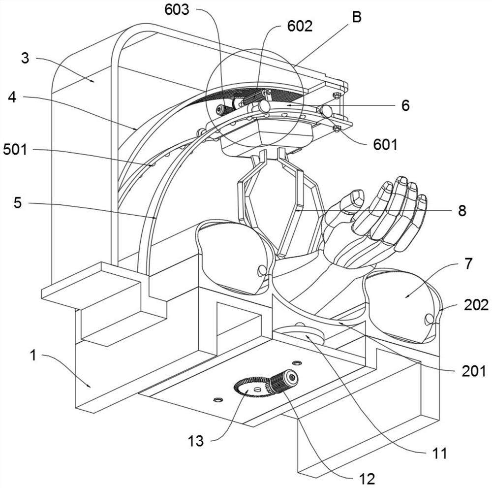 Mechanical arm connecting device for surgical robot