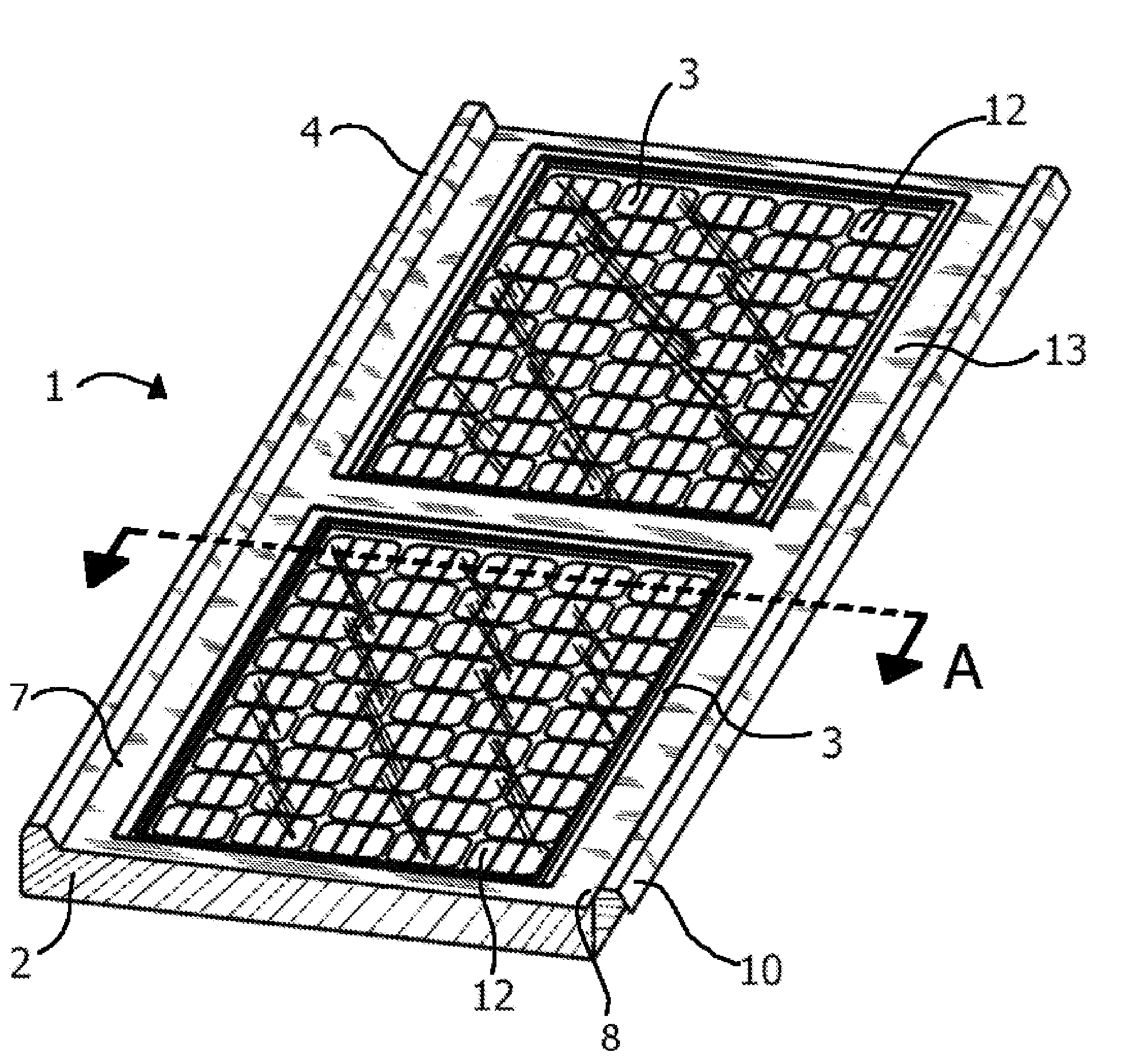 Insulating construction panel with photovoltaic module