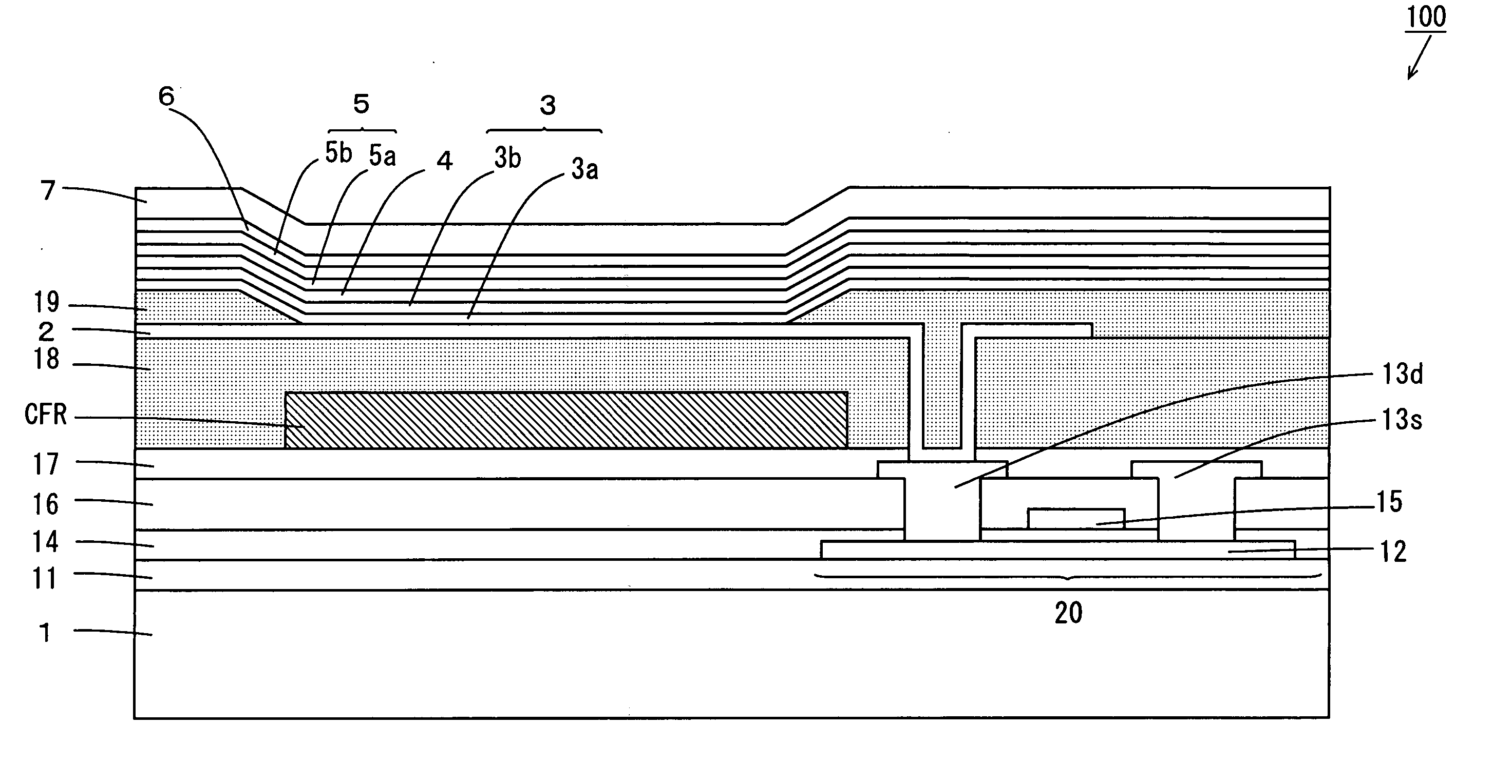 Organic electroluminescent display