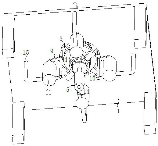 Multi-angle machining type robot speed reducer shell machining equipment