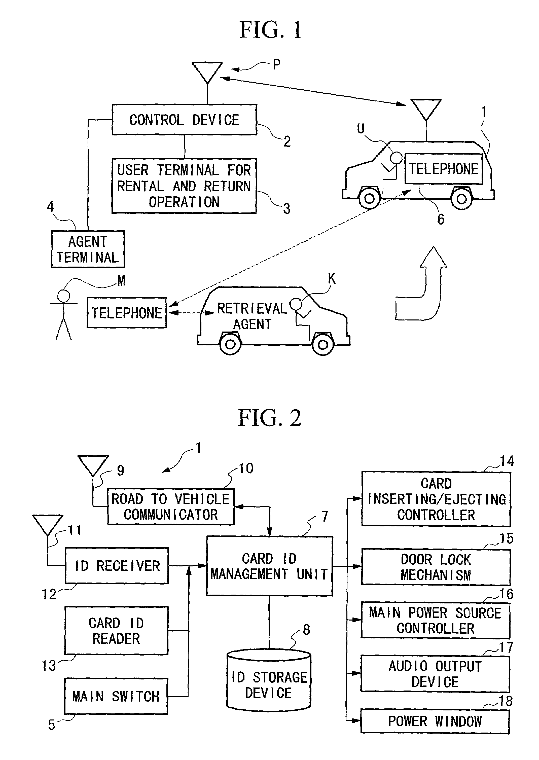 Vehicle and system for controlling return and retrieval of the same