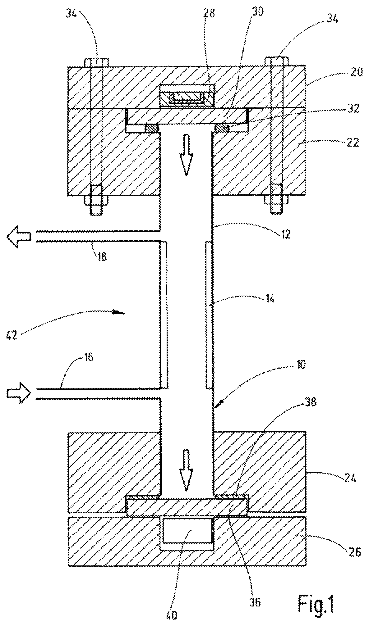 Method and device for monitoring the quality of gaseous media