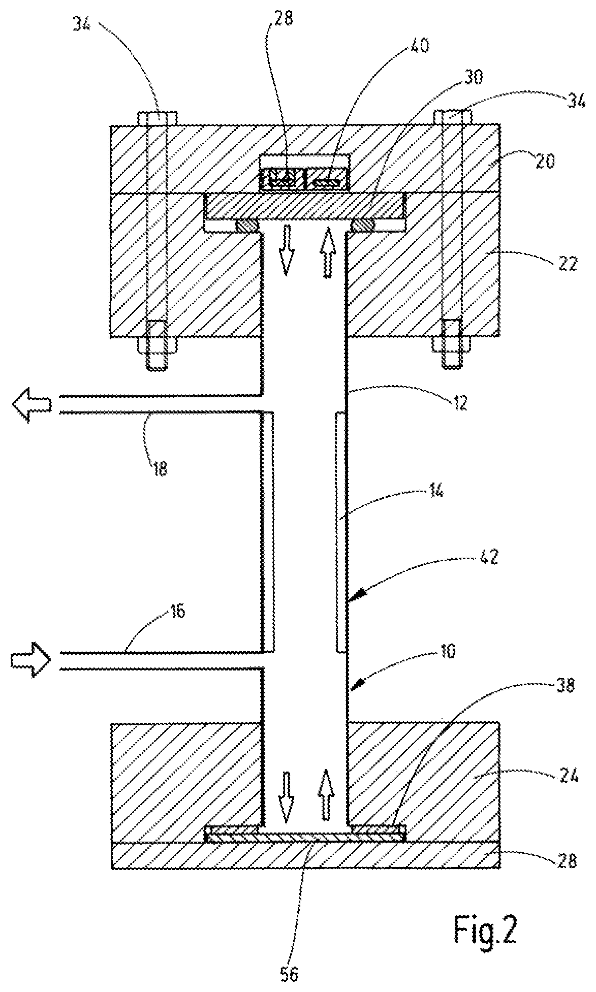 Method and device for monitoring the quality of gaseous media