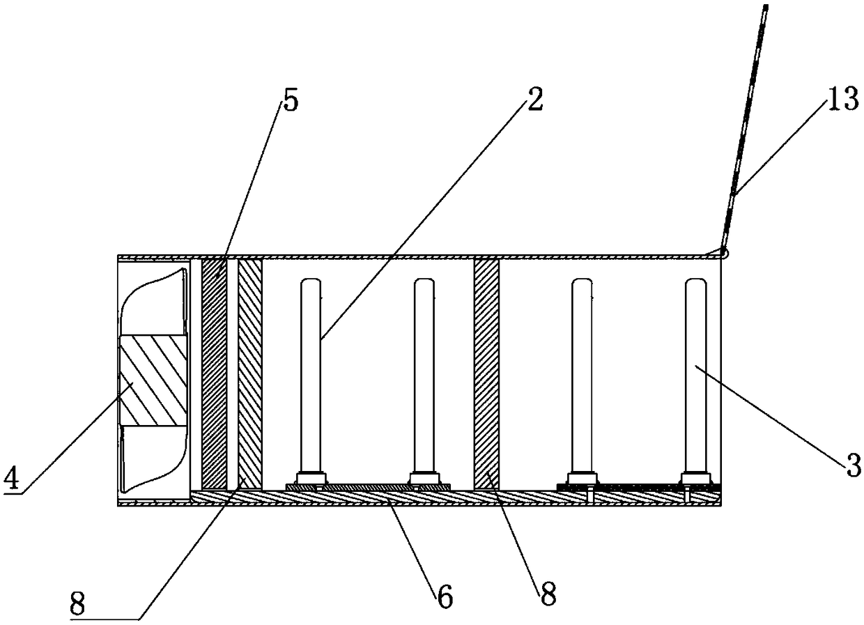 An ozone disinfection device and a disinfection method using the same