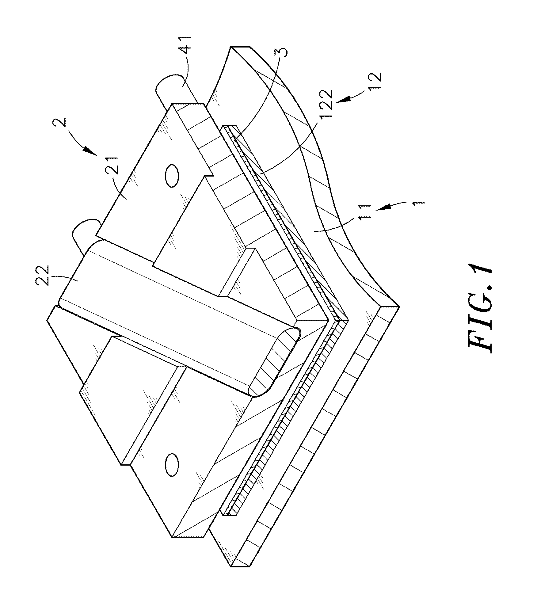 Heating element and circuit module stack structure