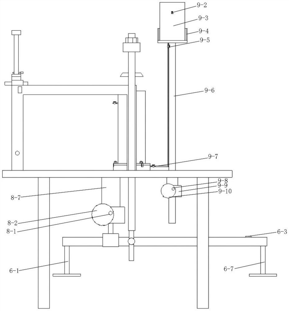 MBT garbage permeameter with compaction hammer and convenient-to-move permeation column and adjustable water head