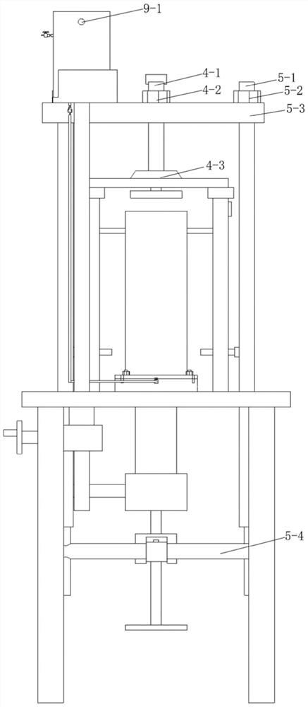 MBT garbage permeameter with compaction hammer and convenient-to-move permeation column and adjustable water head