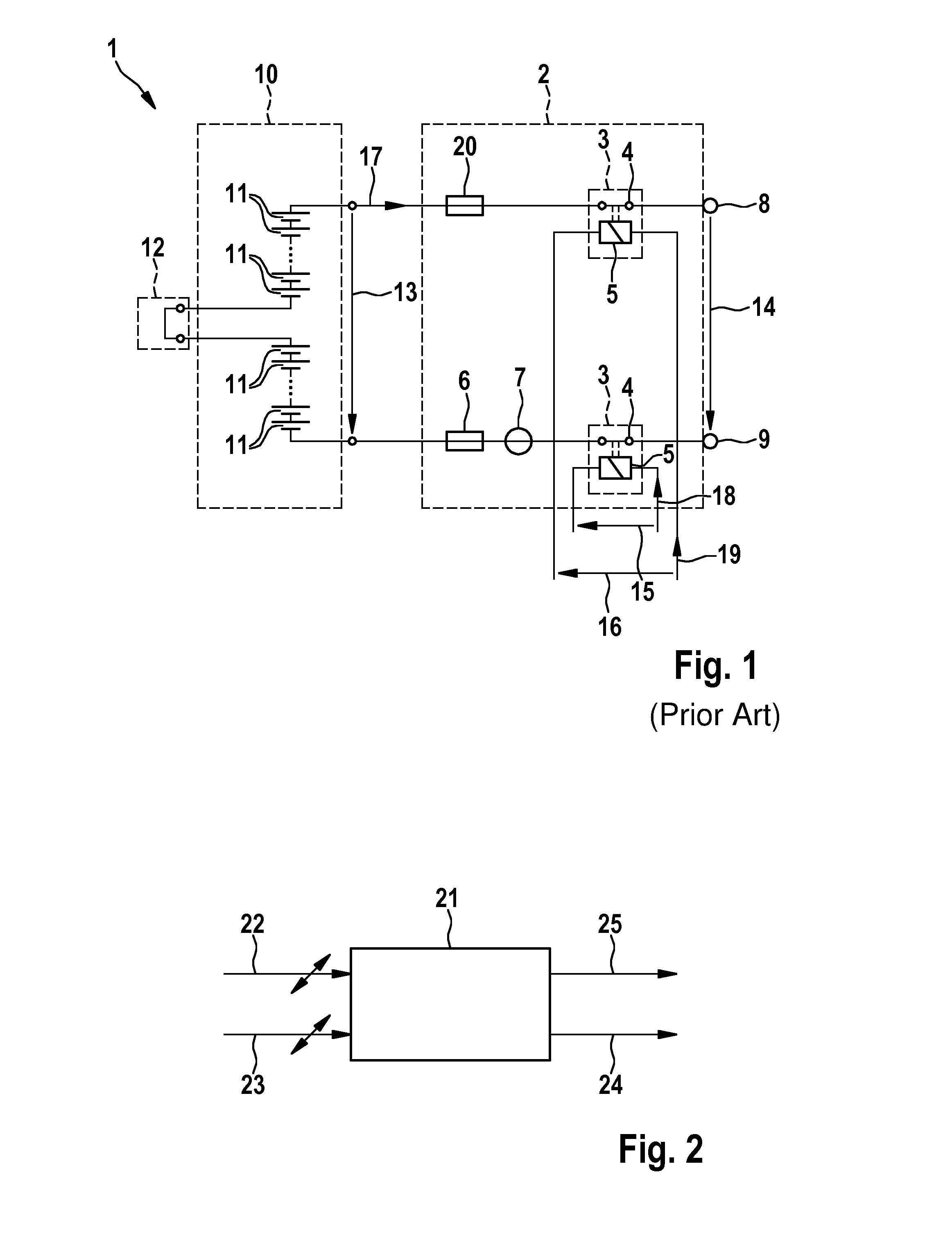 Method for monitoring the state of the earthing contacts of a contactor controllable by means of an exciter coil