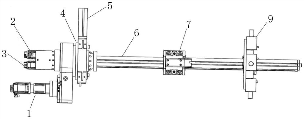 Portable numerical-control boring and turning all-in-one machine