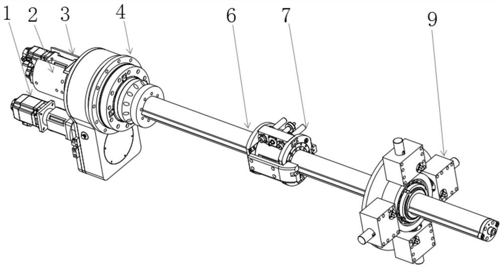 Portable numerical-control boring and turning all-in-one machine