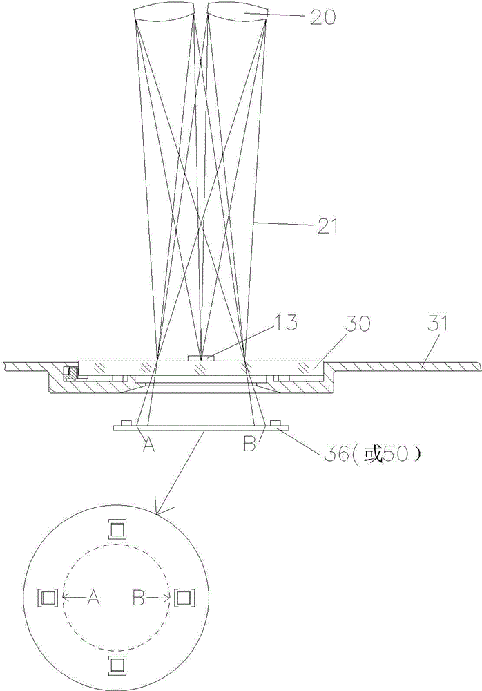 Lighting device, stereoscopic microscope and lighting method for stereoscopic microscope