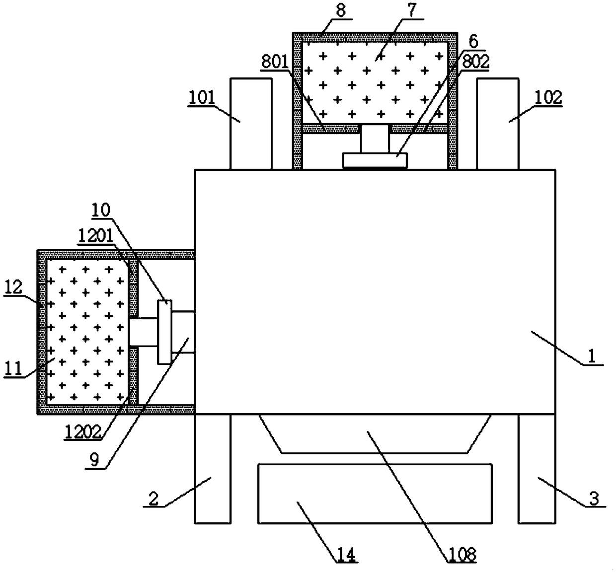 Crushing equipment for crushing plastic pipes