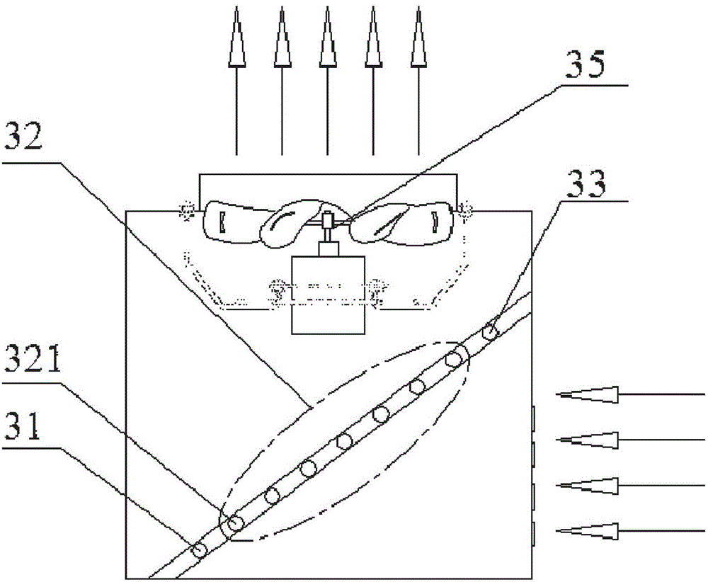 A fresh air air handling unit with synchronous subcooling and superheating