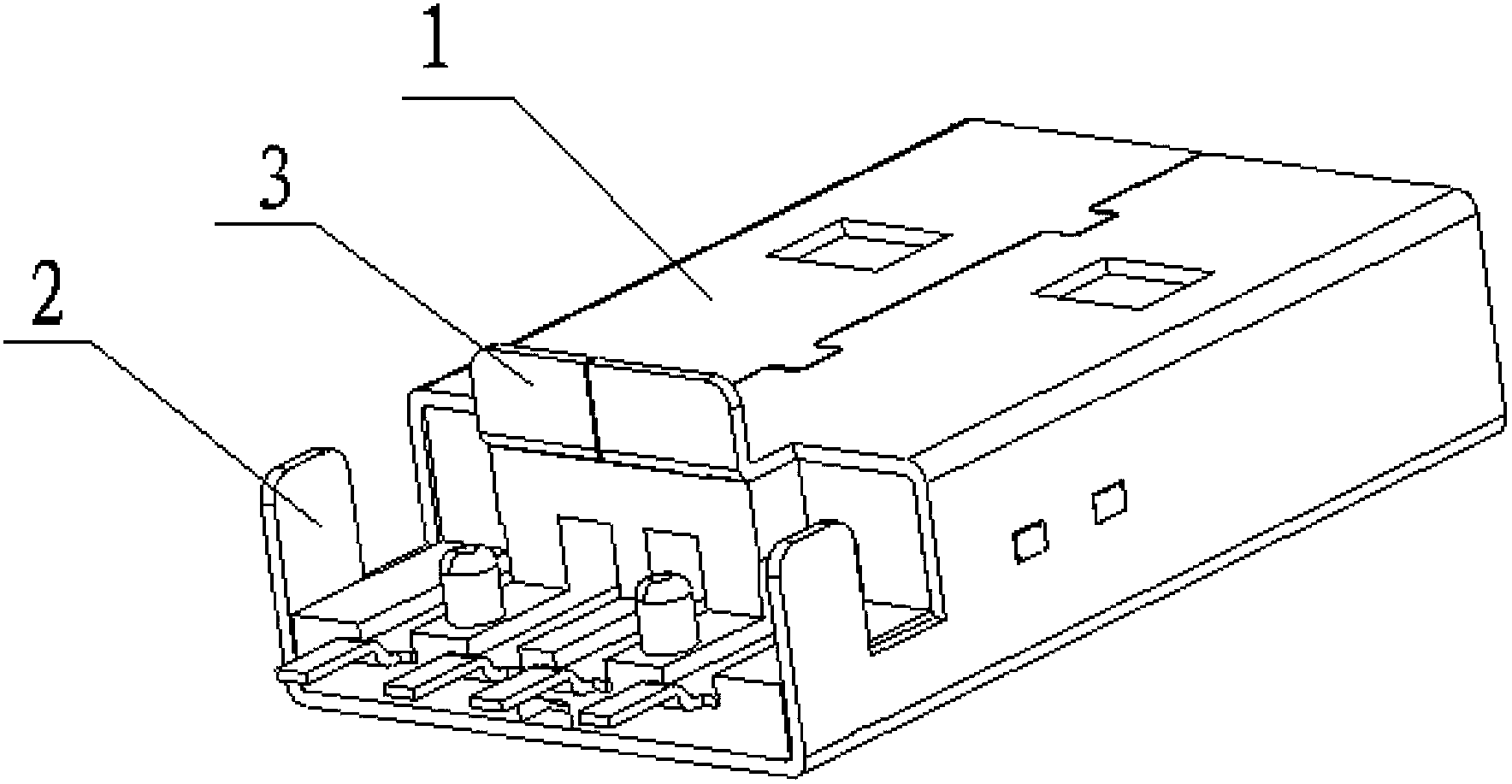 USB (Universal Serial Bus) plug