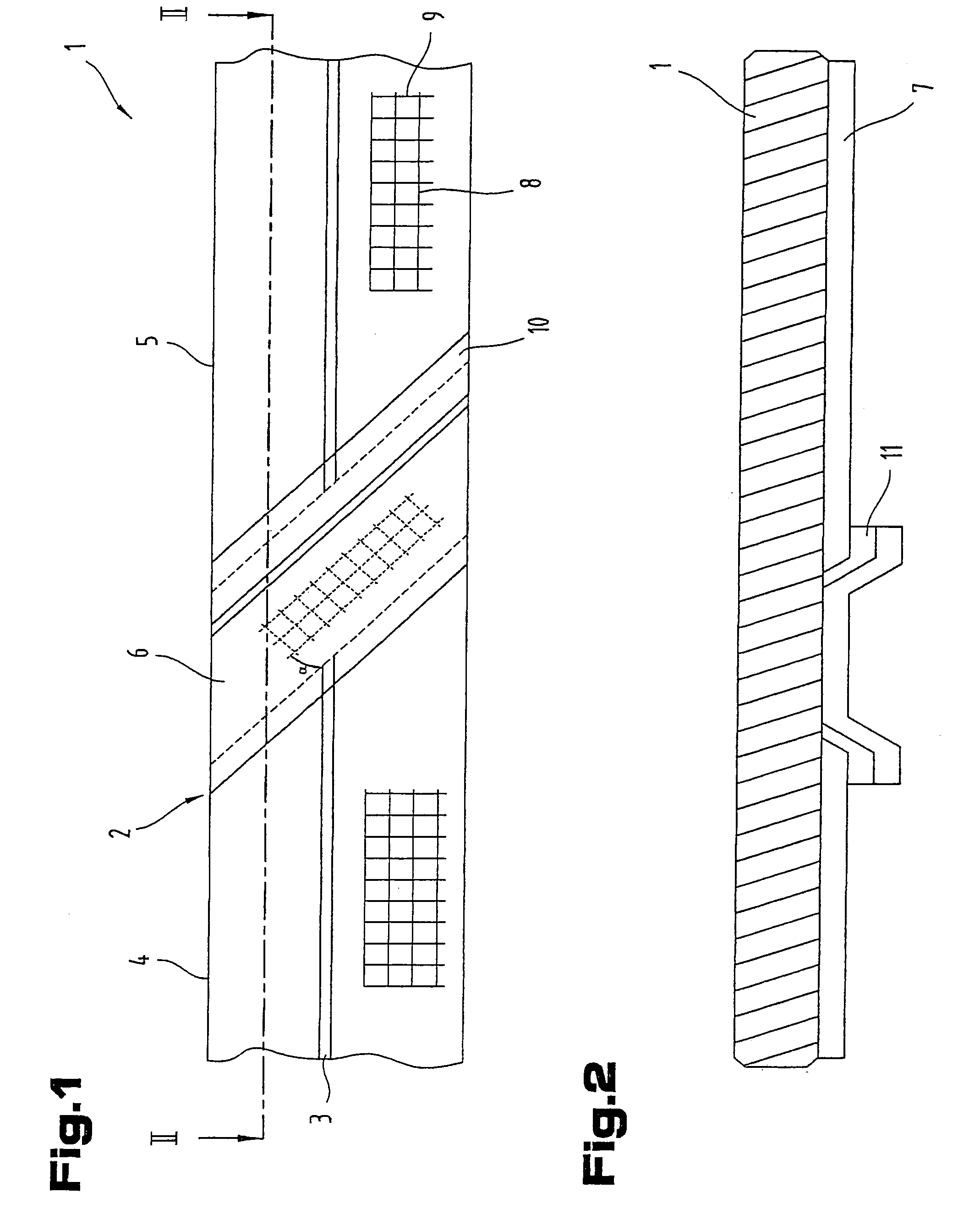 Splice construction for elongate sections