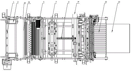 A high-speed thick packaging film bag making machine