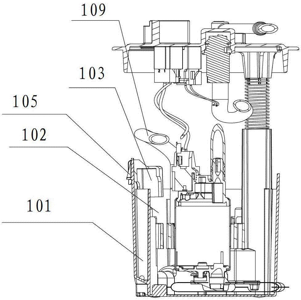 Fuel oil pump and automobile adopting fuel oil pump