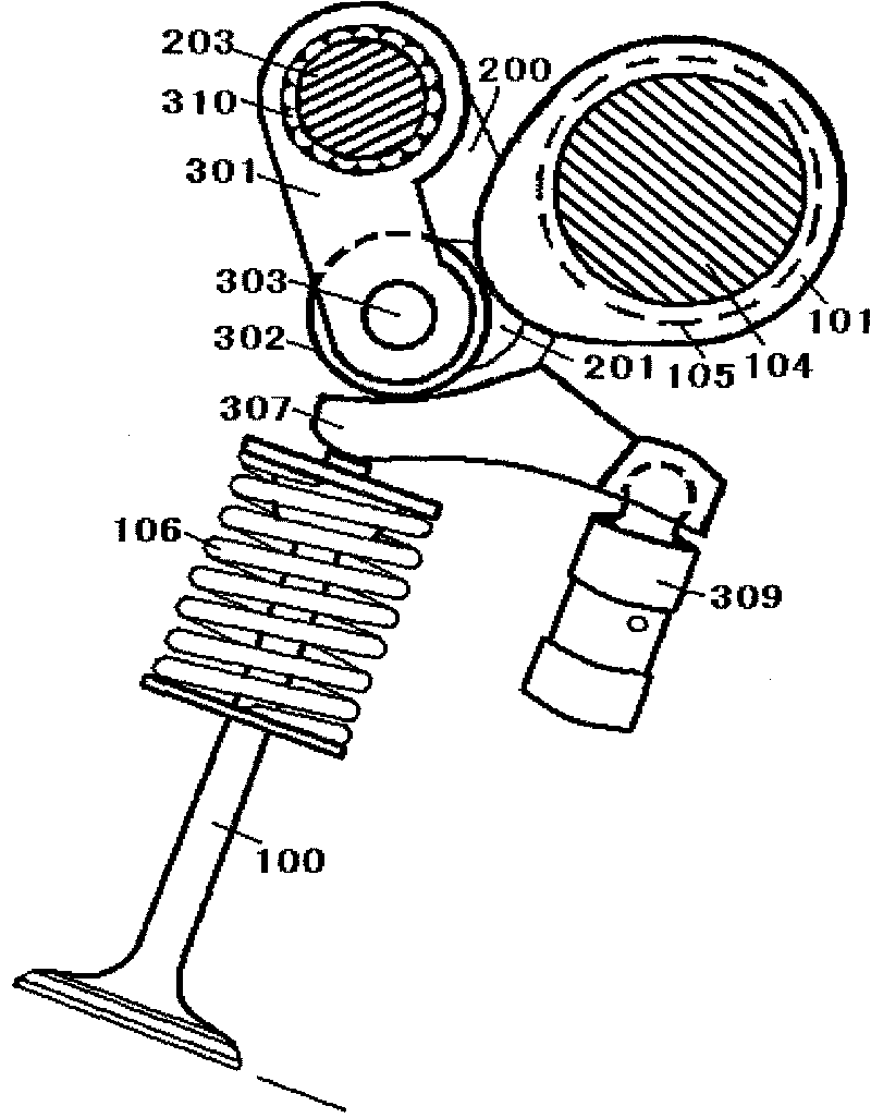 Mechanical continuous variable valve lift mechanism