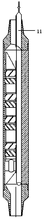 Water injection well movable underground power generation device and method