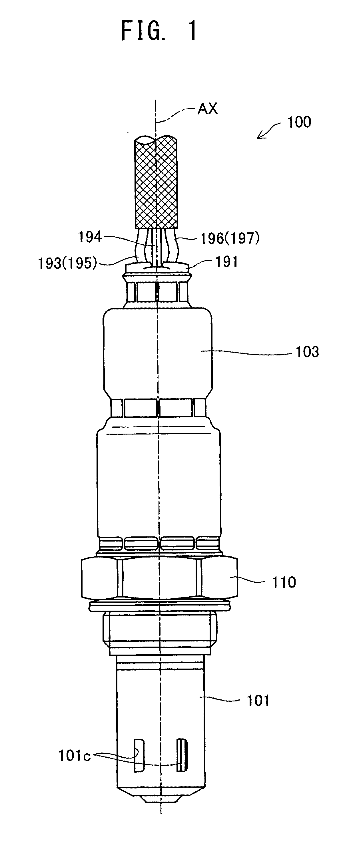 Laminated gas sensor element, gas sensor equipped with laminated gas sensor element, and method for manufacturing laminated gas sensor element