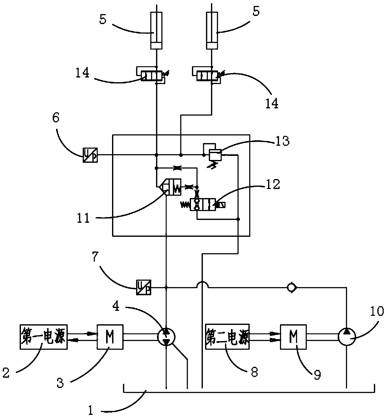 Potential energy recovery system and control method thereof