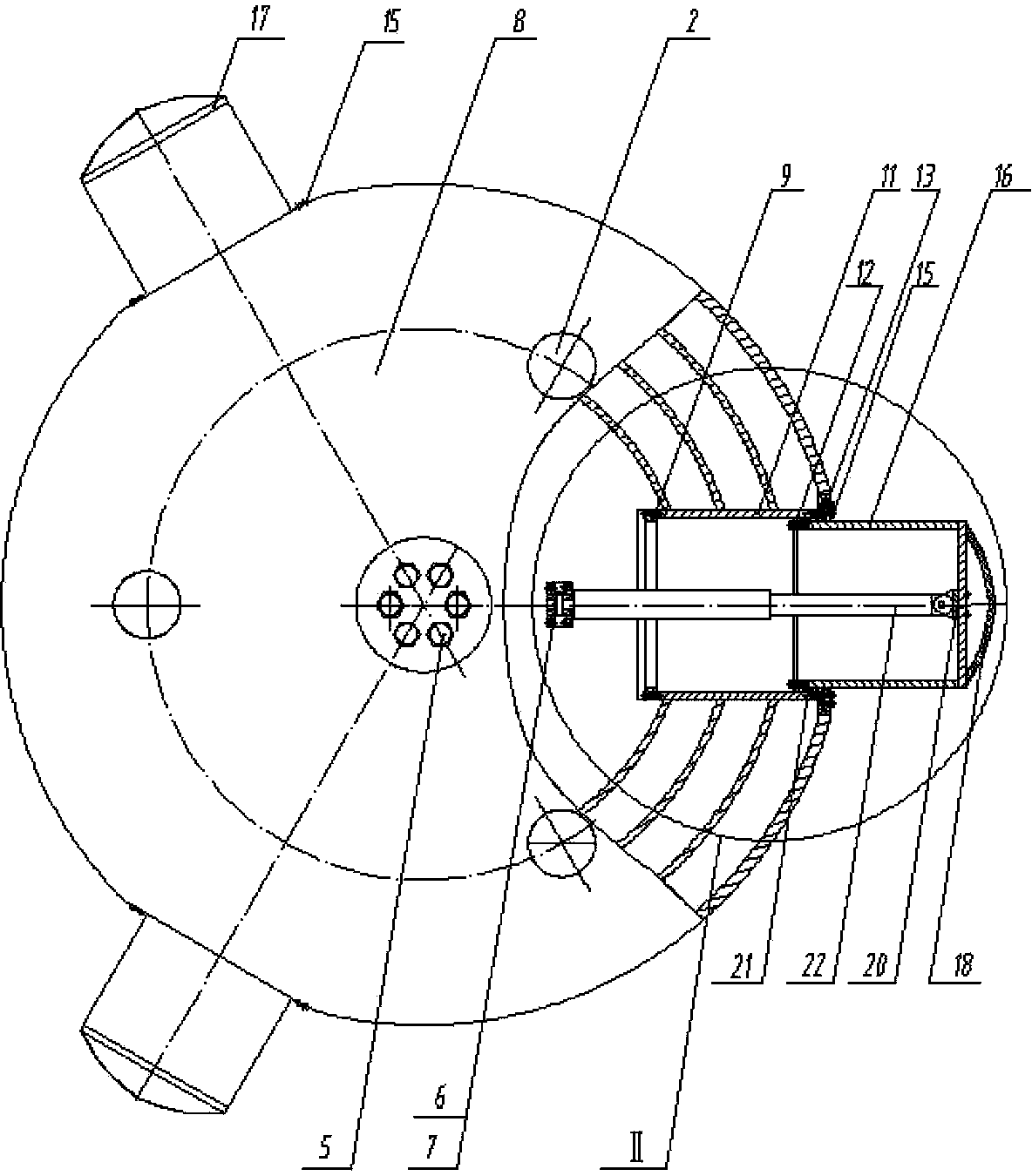 Overturn-resistant self-elevating platform pile shoe