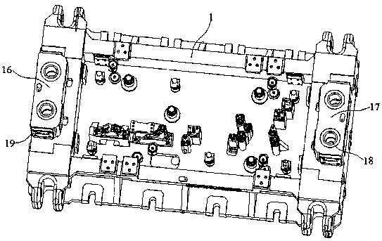 Stamping mould used for automobile parts