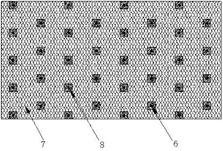 Non-sprayed-concrete anchor net supporting method of underground construction broken surrounding rocks