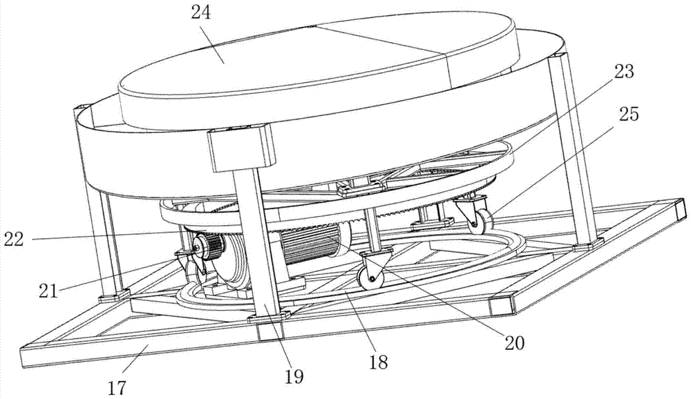 A high-efficiency iron separation system and process for red mud by gravity separation